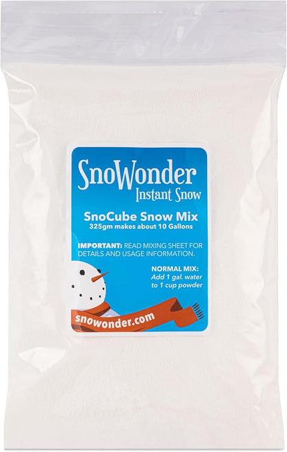 SNOWONDER Instant Snow Fake Artificial Snow - Ideal for Making Cloud Slime, Mix Makes 4 litres of Fake Snow