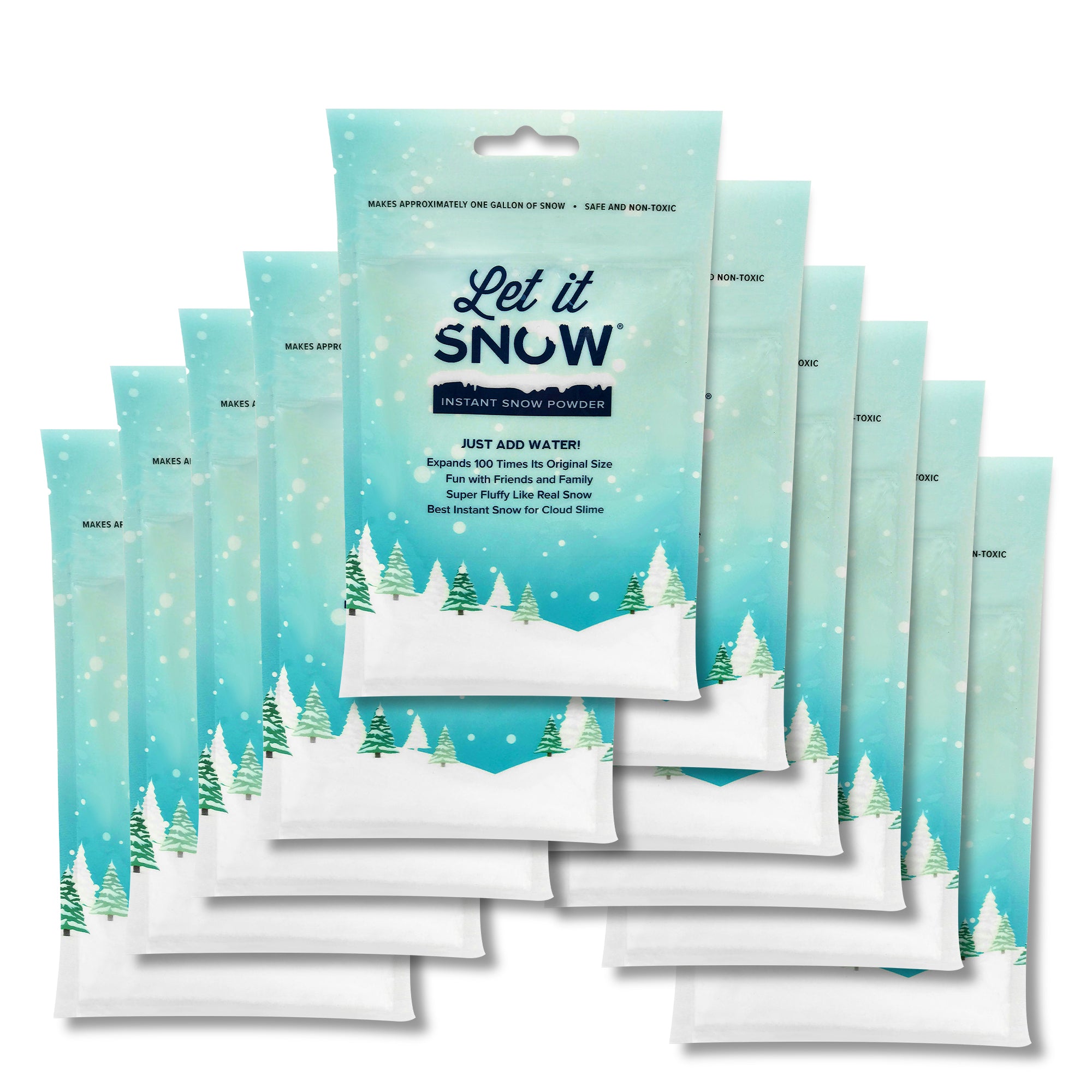 Let it Snow Instant Snow Powder For Cloud Slime and Holiday