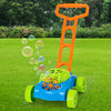 JMe Bubble Machine Toy - Electronic Bubble Lawn Mower with 6 Bubble Wands and Bubble Refill Bottle